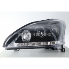 Toyota Harrier ACU30 04-06 Black Projector Headlamp w LED